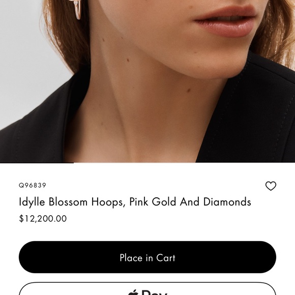 LV 18k gold and diamonds earrings - Picture 4 of 7